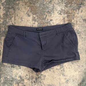 Express Women's Navy Blue Low Rise Shortie